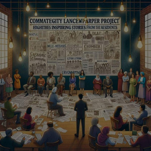 Quelles stratégies pour lancer un projet de journal communautaire, mettant en avant les histoires inspirantes des habitants?